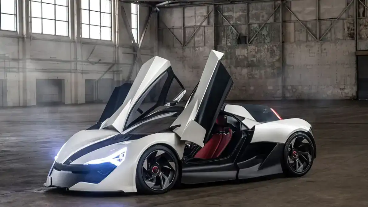 Famous rapper Wyclef Jean unveils world's lightest electric supercar