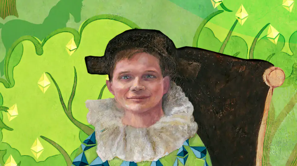 NFT Painting of Buterin in Harlequin Garb Sets Record in Weekend Crypto Art Sale