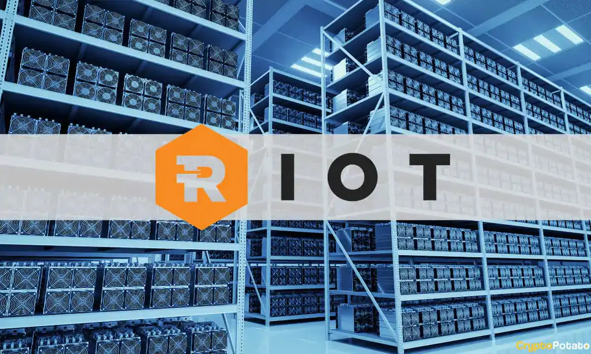riot blockchain saw a 73% yoy increase of btc production in june