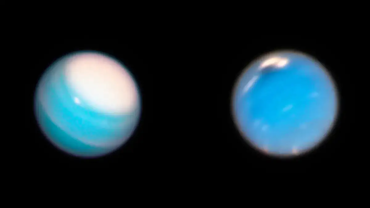 Hubble Shows Just How Stormy Uranus Gets in The Summer